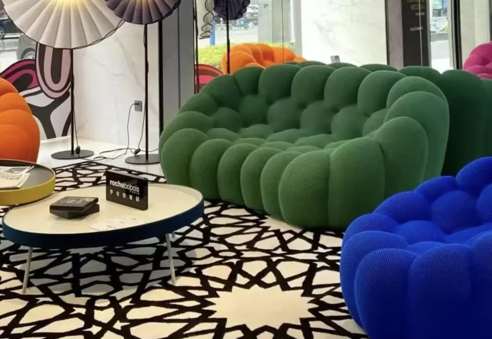 designer bubble couch